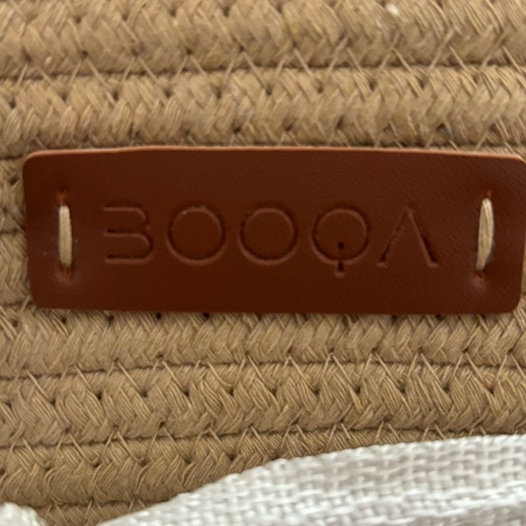 BOOQA Woven Rope Shoulder Tote & Small Handbag Set for Beach Pool Travel NWT - Picture 8 of 15